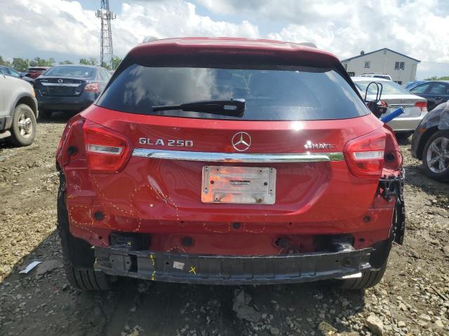  MERCEDES-BENZ GLA-CLASS 2016 Czerwony