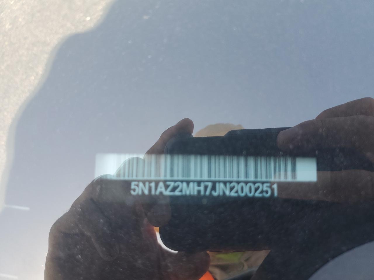 2018 Nissan Murano S VIN: 5N1AZ2MH7JN200251 Lot: 57030475