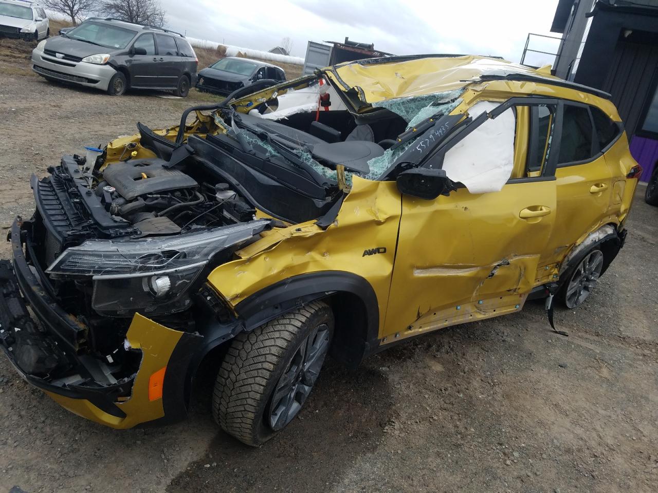 2021 Kia Seltos Lx იყიდება Montreal-est-ში, QC - All Over