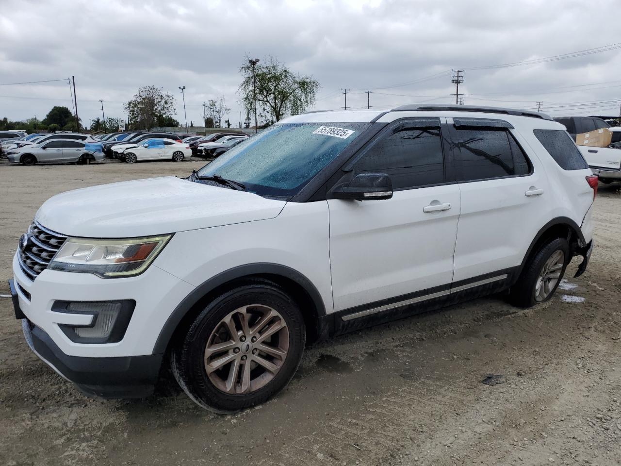 2017 Ford Explorer Xlt იყიდება Los Angeles-ში, CA - Rear End