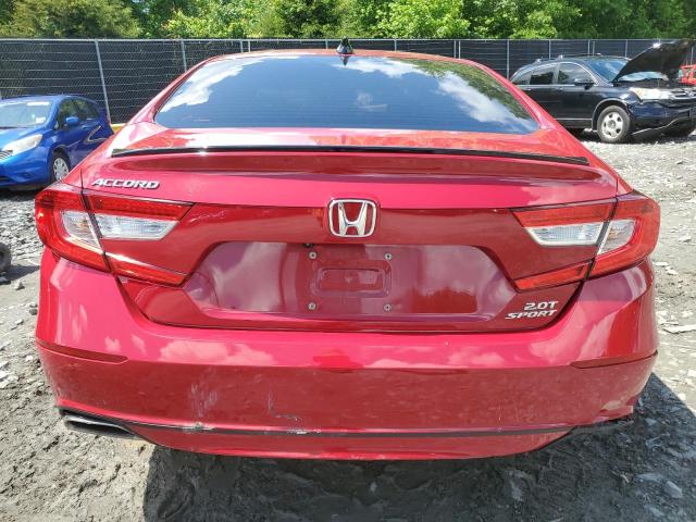  HONDA ACCORD 2022 Czerwony