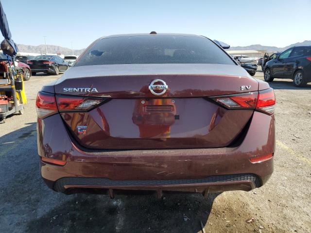  NISSAN SENTRA 2022 Бордовый
