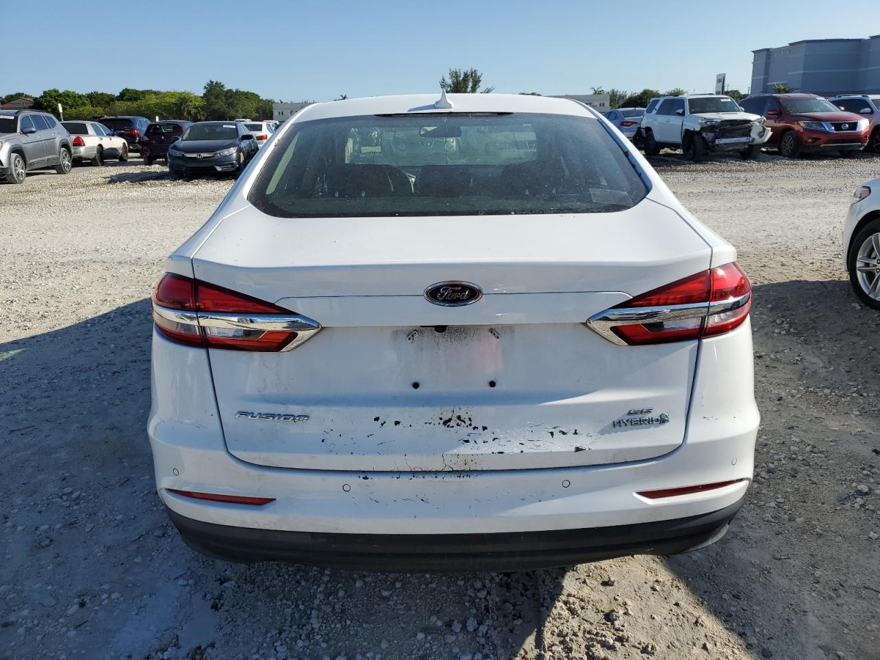 2019 Ford Fusion Se VIN: 3FA6P0LU8KR119296 Lot: 54043075