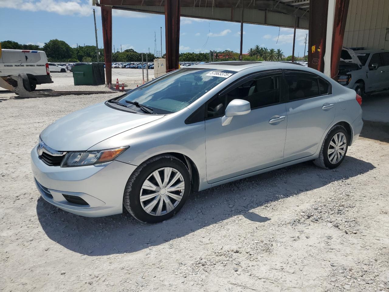 2012 Honda Civic Ex zu verkaufen in Homestead, FL - Minor Dent/Scratches