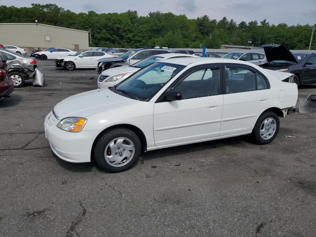 2003 Honda Civic Lx na sprzedaż w Exeter, RI - Rear End