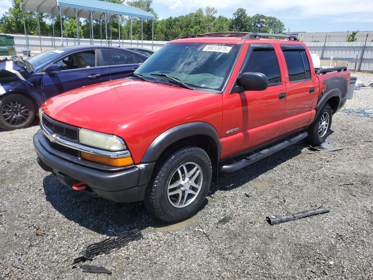 2003 Chevrolet S Truck S10 de vânzare în Spartanburg, SC - Front End