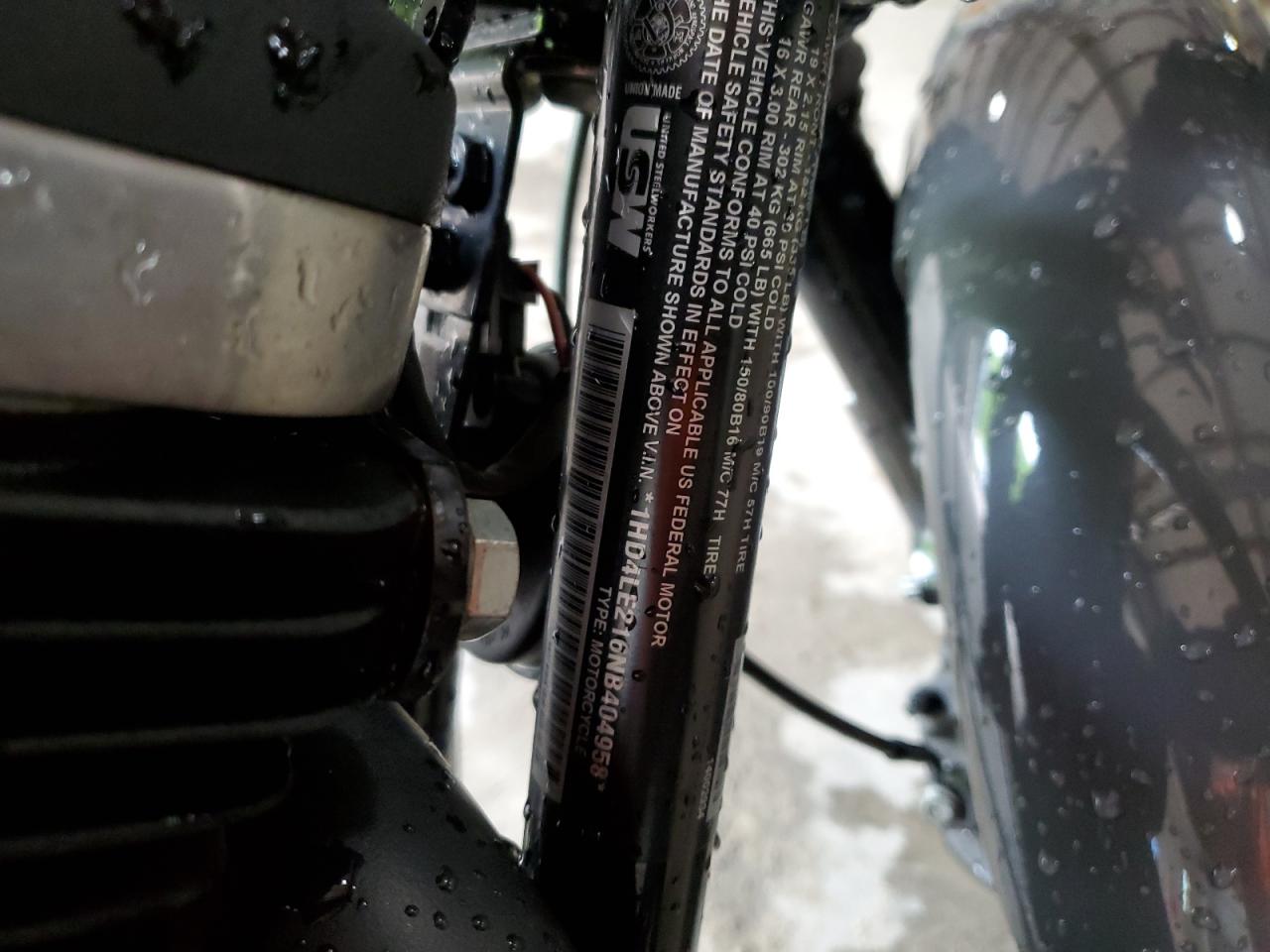 2022 Harley-Davidson Xl883 N VIN: 1HD4LE216NB404958 Lot: 58844635