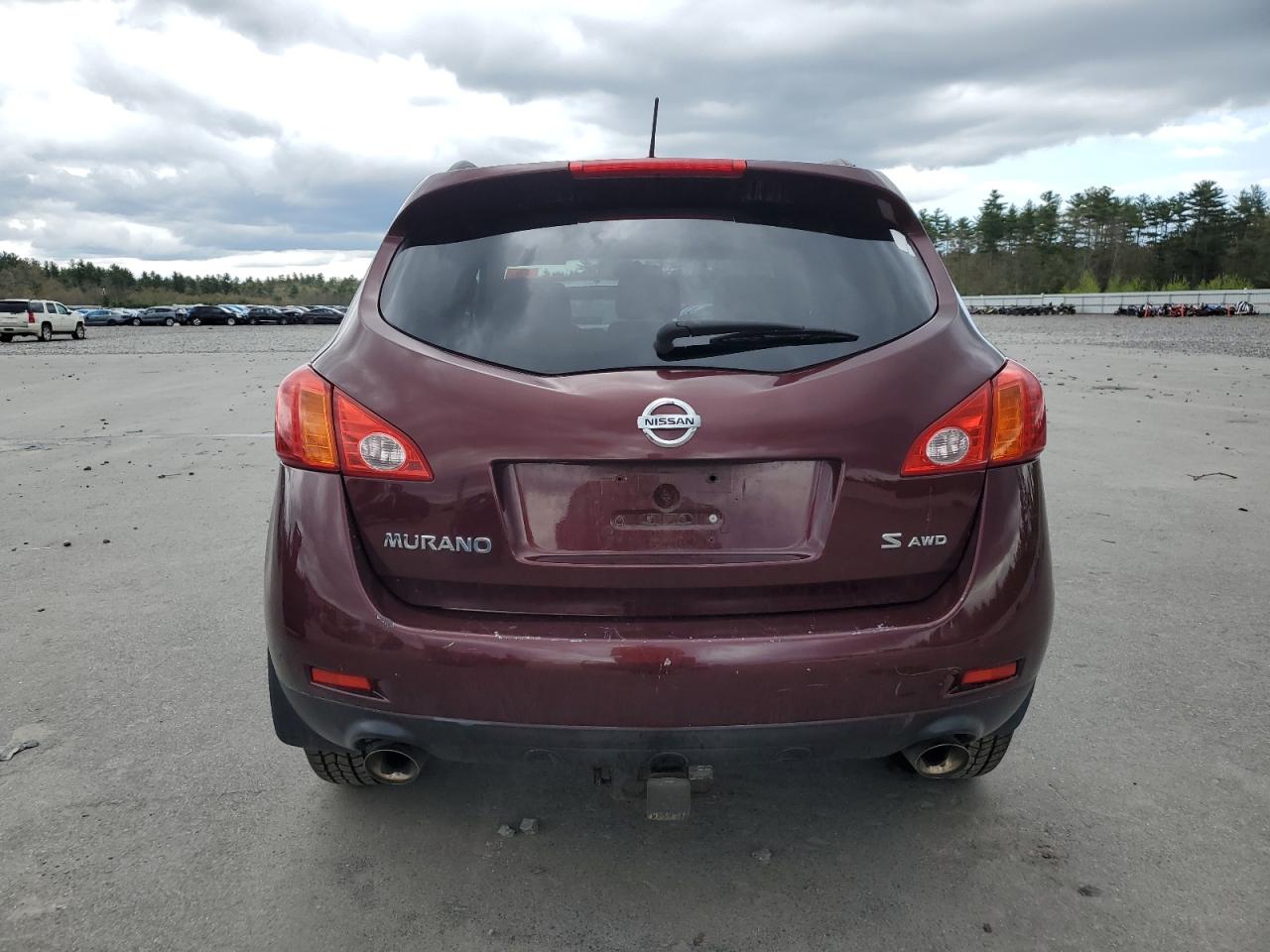2009 Nissan Murano S VIN: JN8AZ18W89W140627 Lot: 56124295