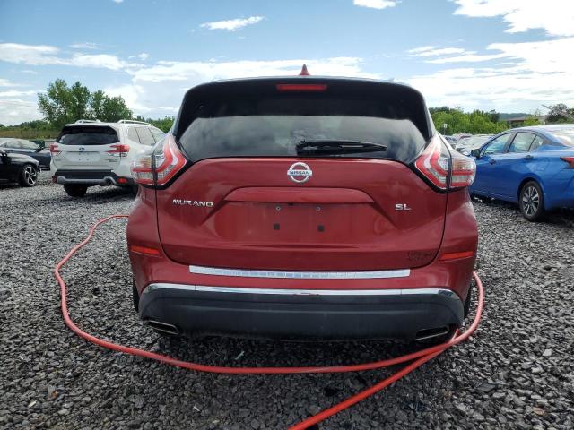  NISSAN MURANO 2017 Czerwony