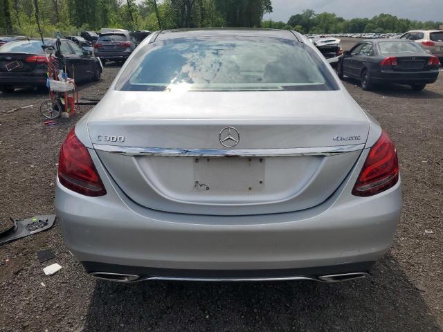  MERCEDES-BENZ C-CLASS 2017 Серебристый