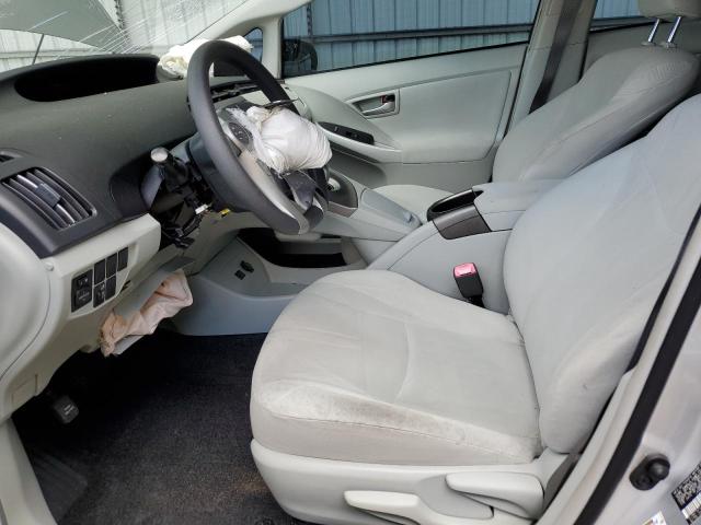 Хетчбеки TOYOTA PRIUS 2012 Сріблястий