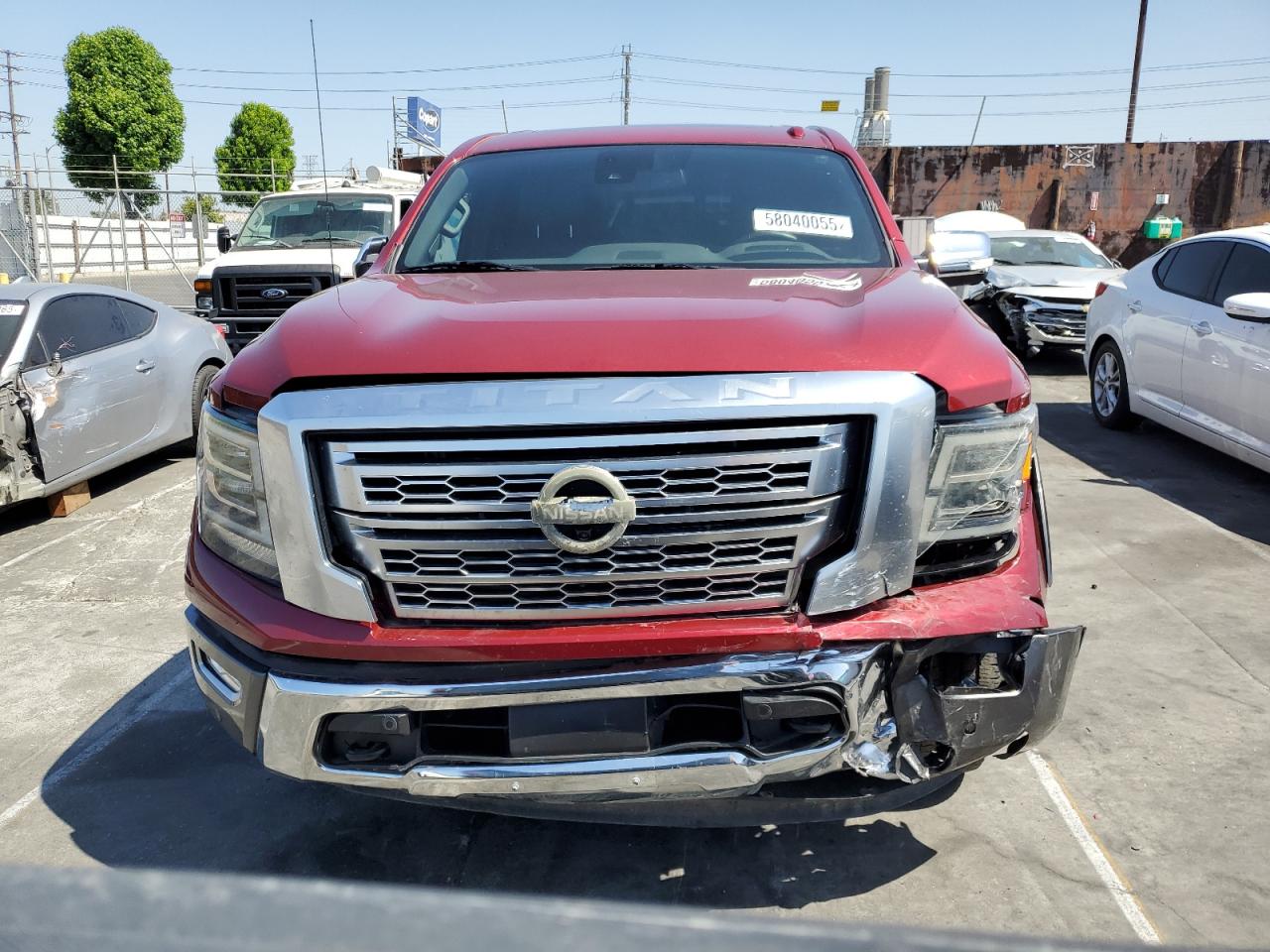 1N6AA1ED8MN525896 2021 Nissan Titan Sv