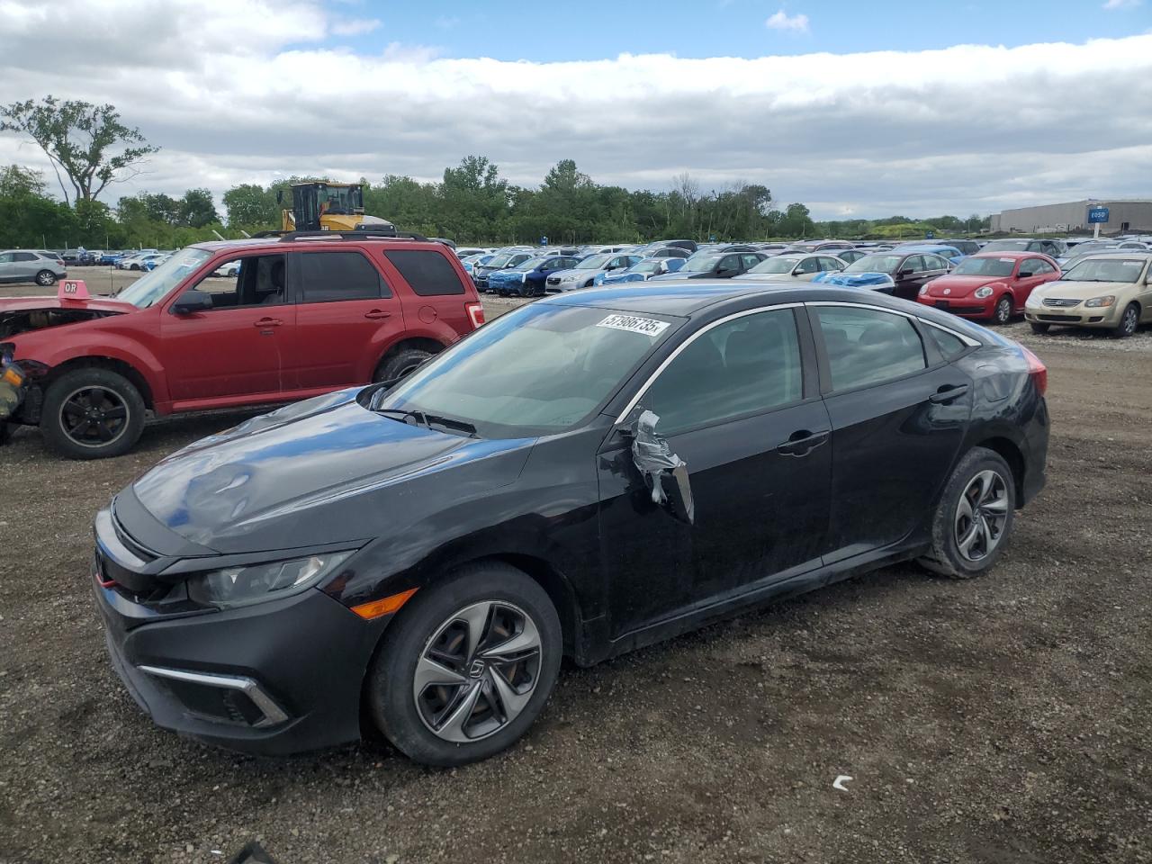 2019 Honda Civic Lx იყიდება Des Moines-ში, IA - Front End
