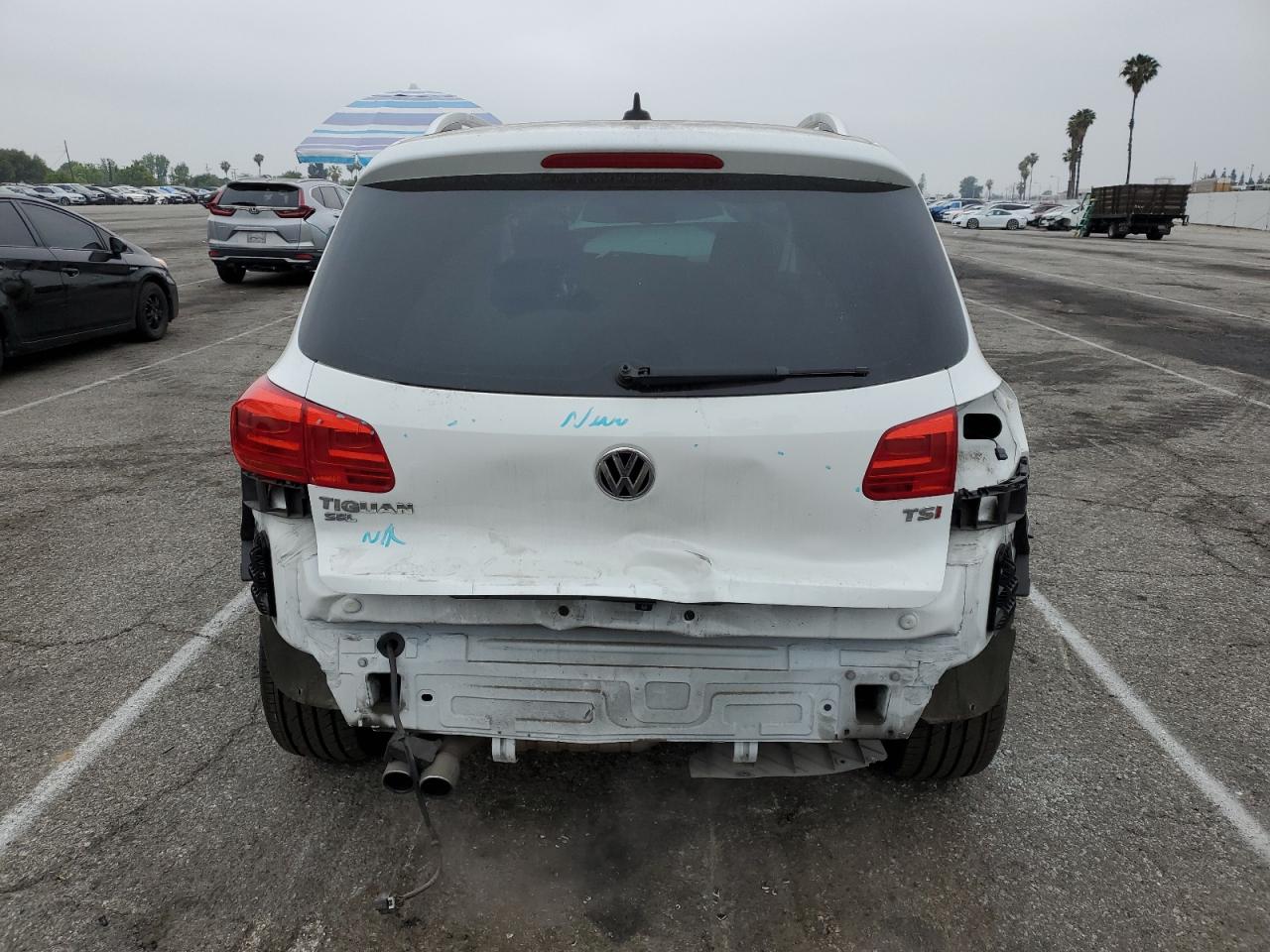 2016 Volkswagen Tiguan S VIN: WVGAV7AX4GW511658 Lot: 57421795