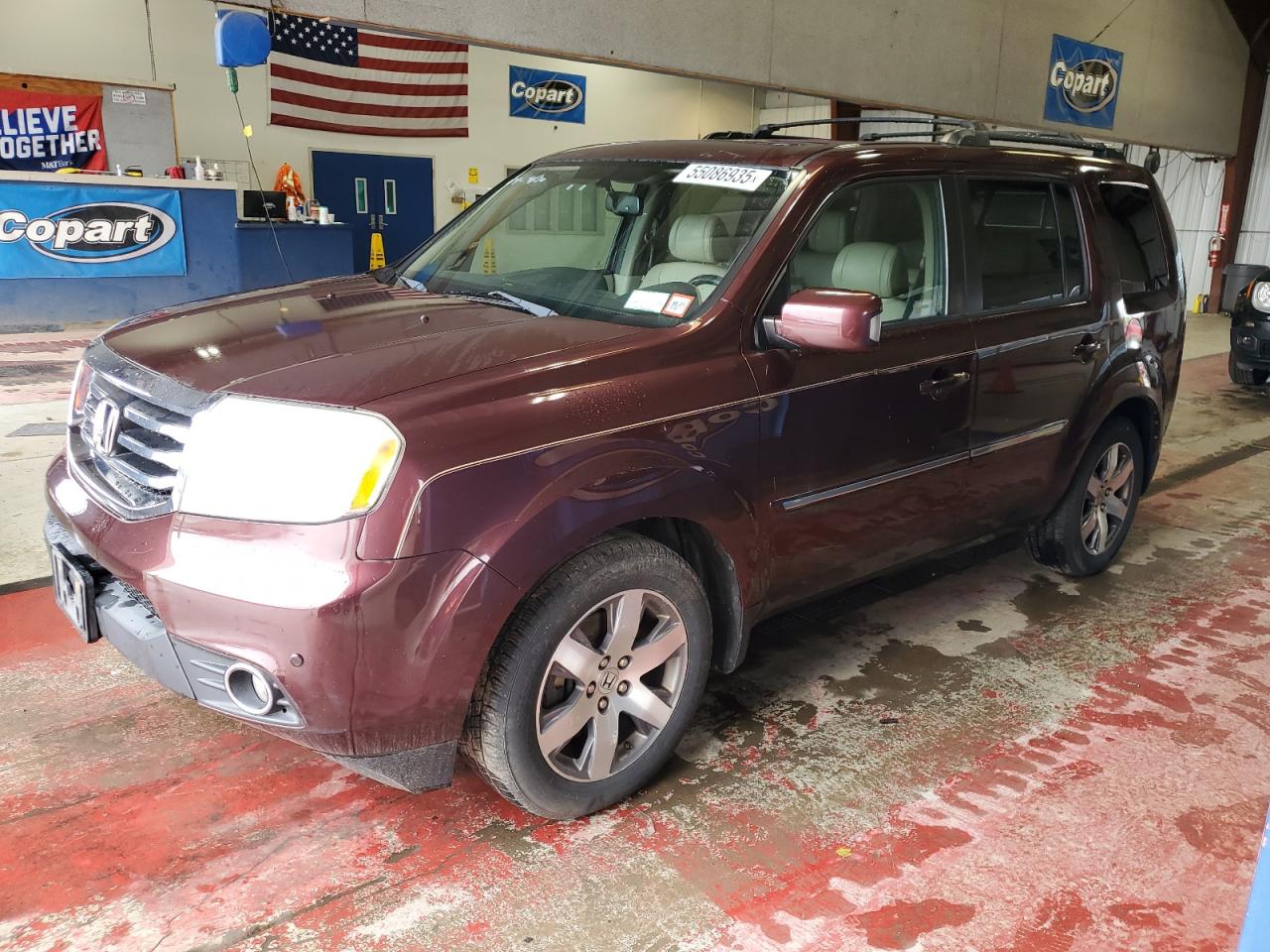 2013 Honda Pilot Touring იყიდება Angola-ში, NY - Mechanical