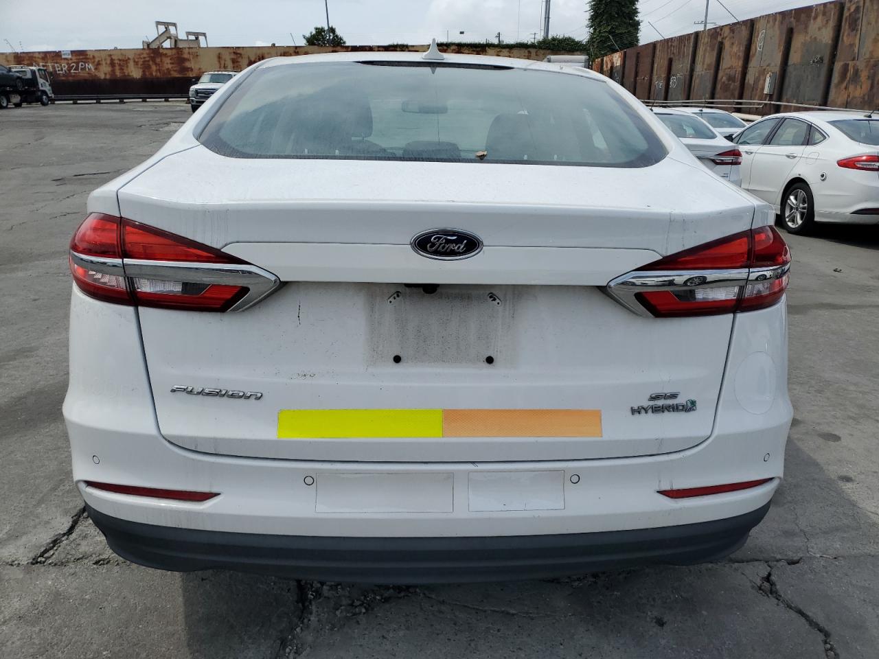 2019 Ford Fusion Se VIN: 3FA6P0LU8KR124871 Lot: 54025535
