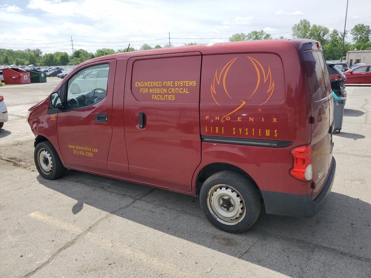 2015 Chevrolet City Express Ls red null gas 3N63M0YN2FK708752 photo #3