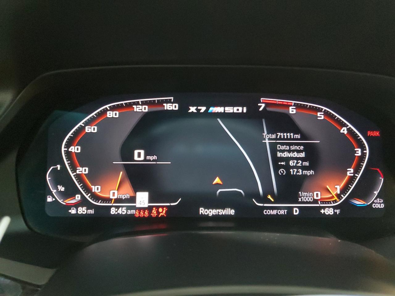 2020 BMW X7 M50I VIN: 5UXCX6C02LLE35890 Lot: 55766555