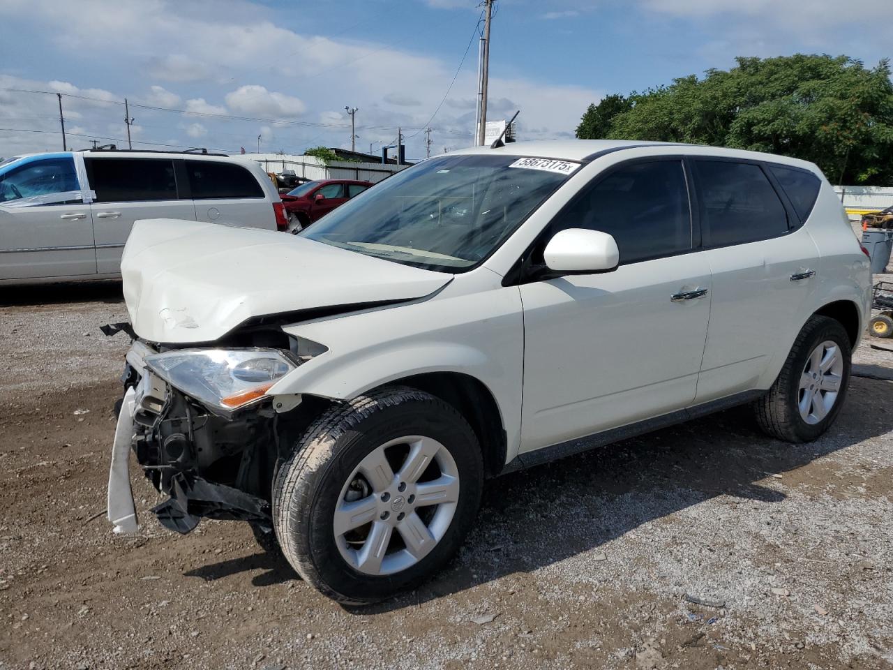 2007 Nissan Murano Sl na sprzedaż w Oklahoma City, OK - Front End