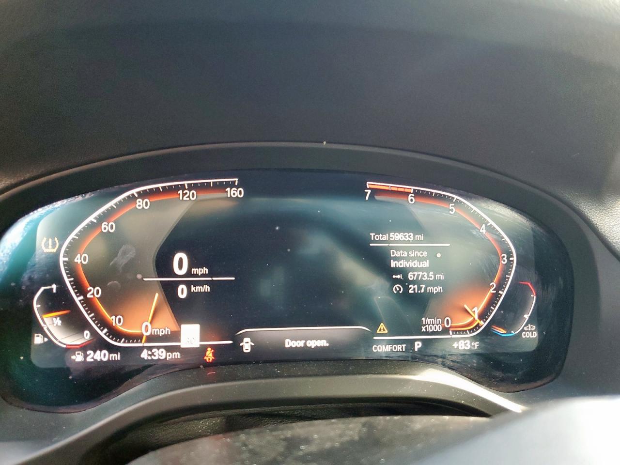 2021 BMW X4 xDrive30I VIN: 5UX2V1C09M9F43085 Lot: 56329655