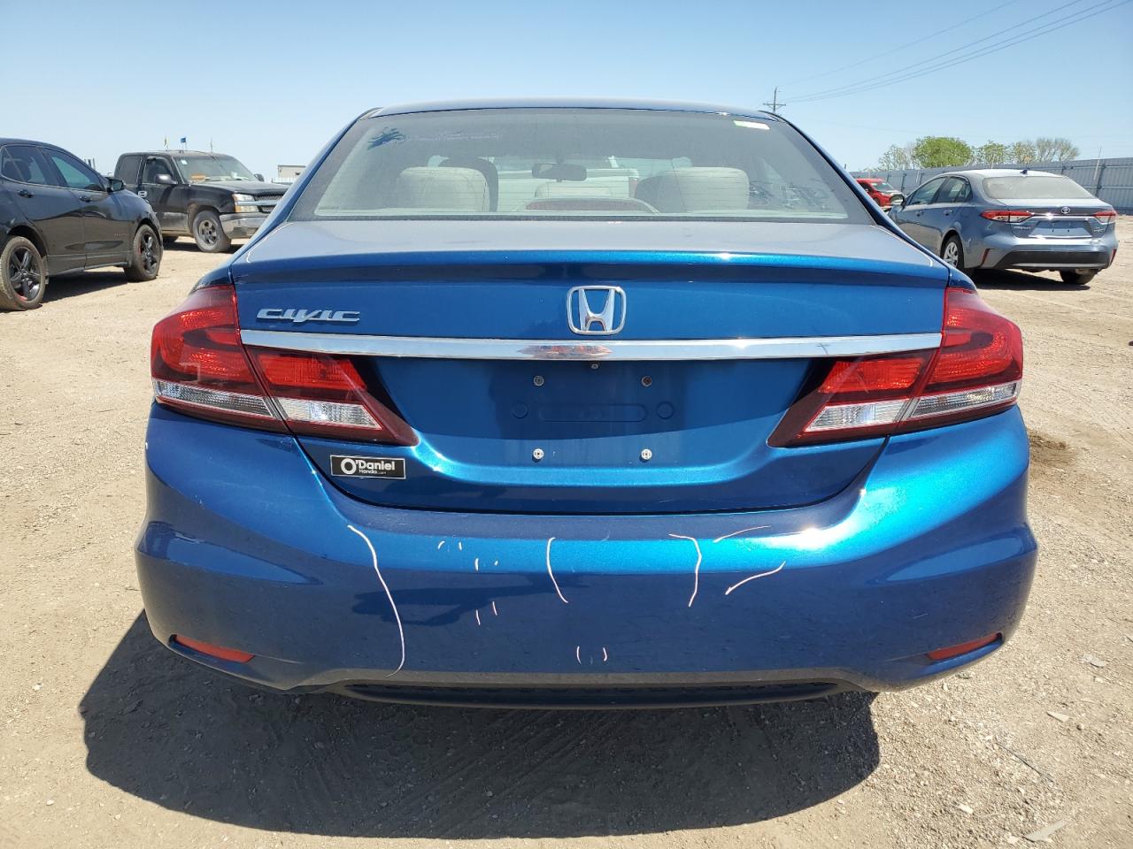 2013 Honda Civic Lx VIN: 2HGFB2F58DH563187 Lot: 55672995