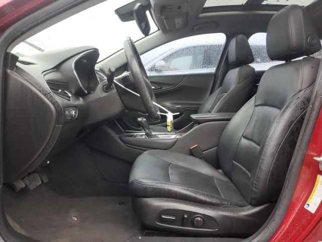  CHEVROLET MALIBU 2018 Czerwony