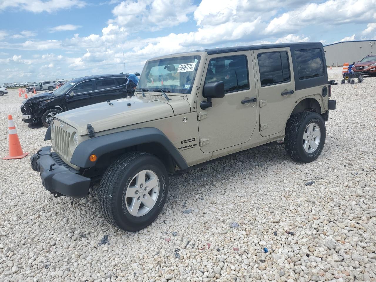 2017 Jeep Wrangler Unlimited Sport за продажба в Taylor, TX - Front End