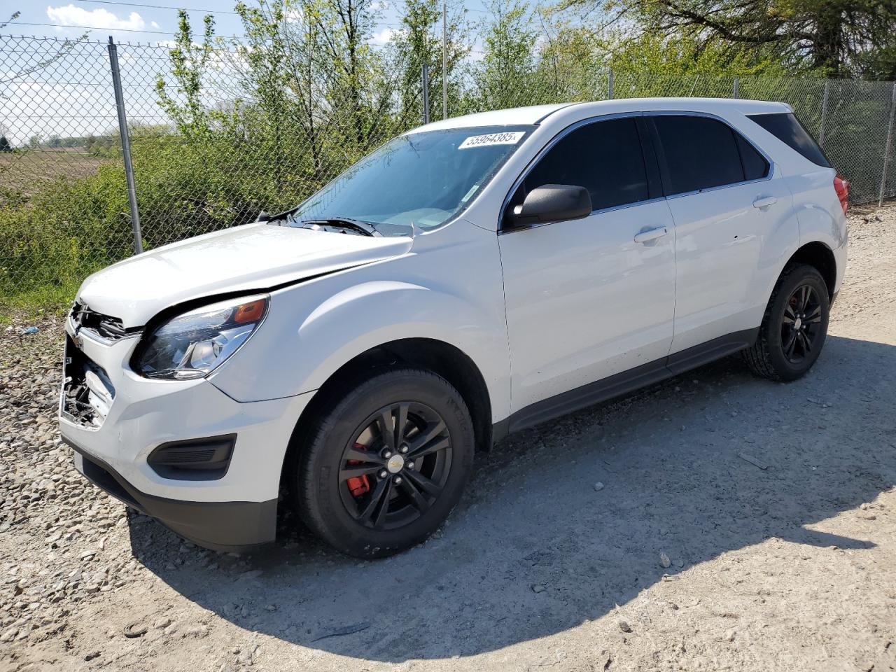 2017 Chevrolet Equinox Ls იყიდება Cicero-ში, IN - Front End