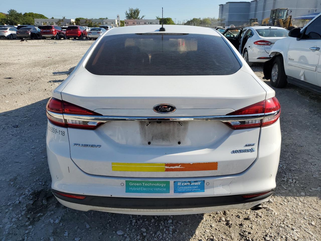 2018 Ford Fusion Se Hybrid VIN: 3FA6P0LU0JR278750 Lot: 54039345