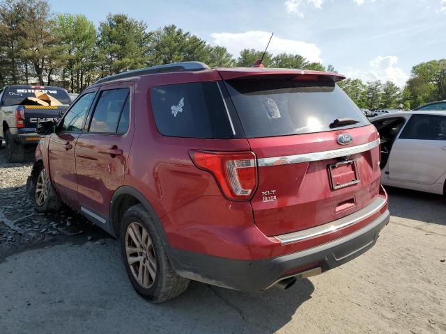  FORD EXPLORER 2018 Red