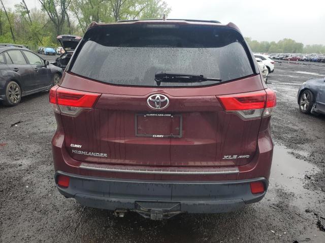  TOYOTA HIGHLANDER 2017 Бургунди
