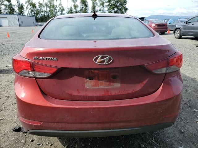  HYUNDAI ELANTRA 2016 Red