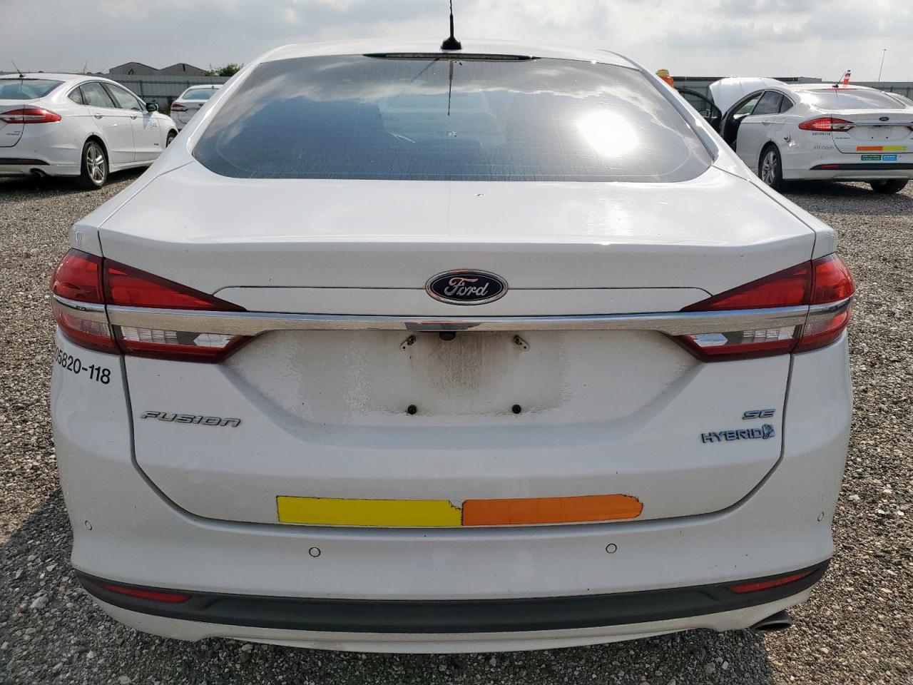 2018 Ford Fusion Se Hybrid VIN: 3FA6P0LU3JR163544 Lot: 54037955
