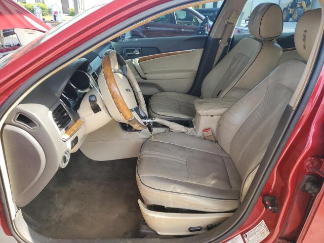  LINCOLN MKZ 2012 Красный