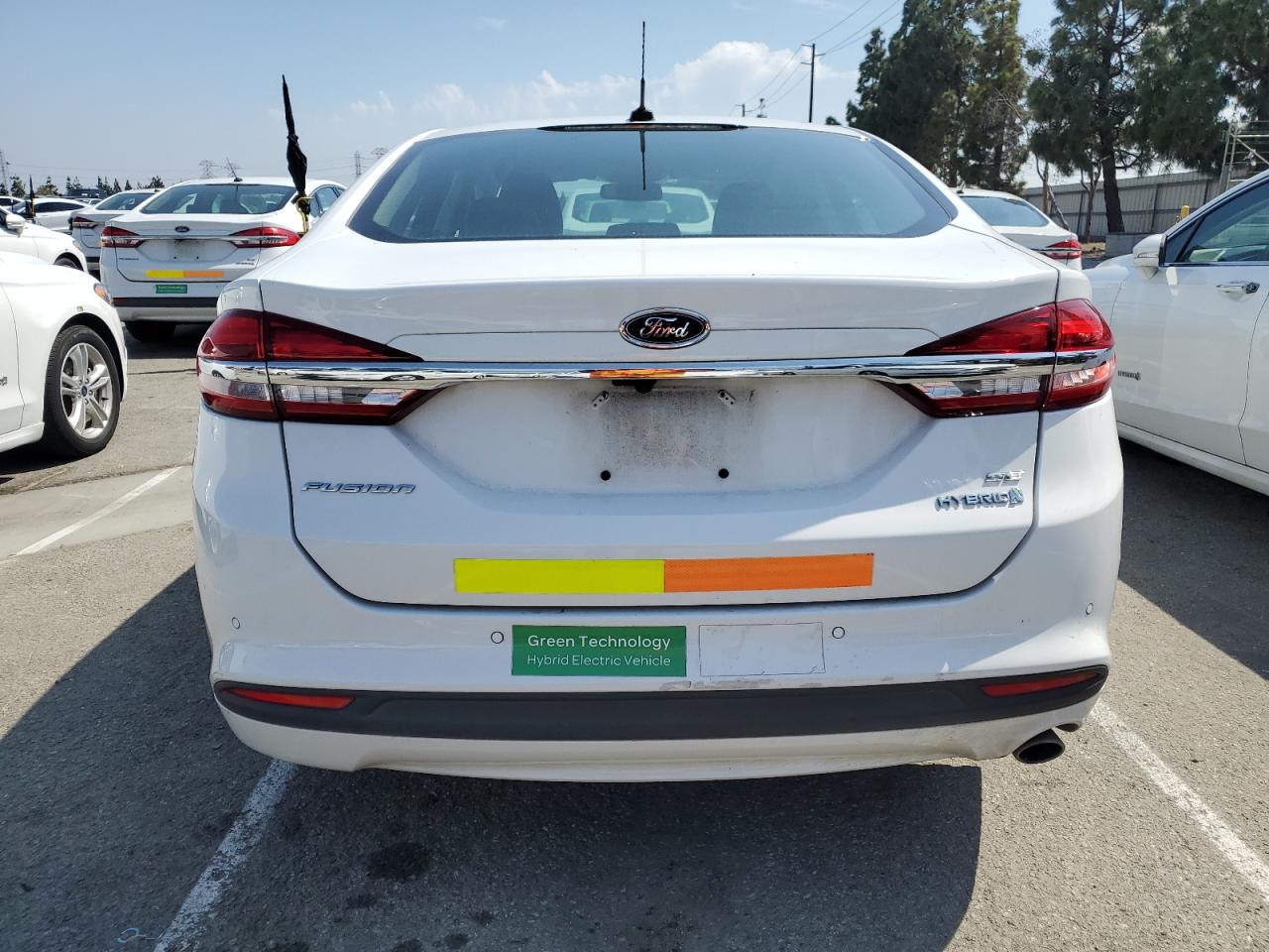 2018 Ford Fusion Se Hybrid VIN: 3FA6P0LU2JR278636 Lot: 54042555
