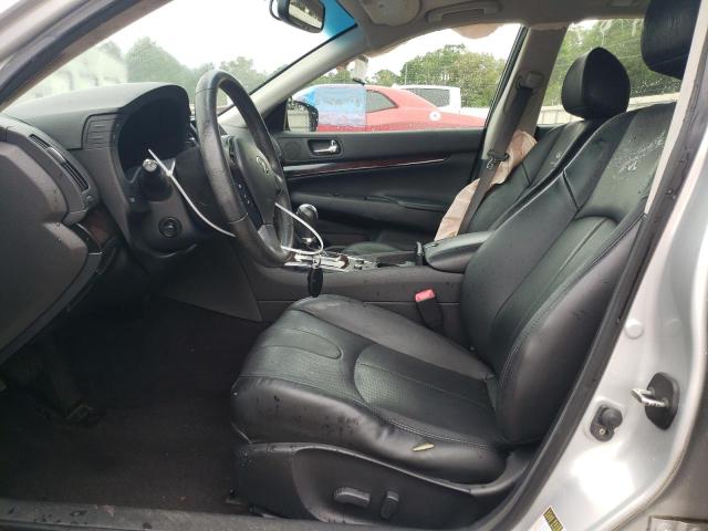  INFINITI G37 2012 Silver