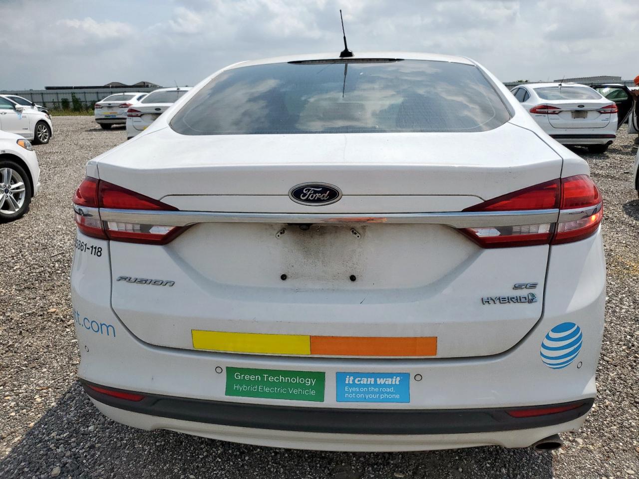 2018 Ford Fusion Se Hybrid VIN: 3FA6P0LU2JR171750 Lot: 54035125