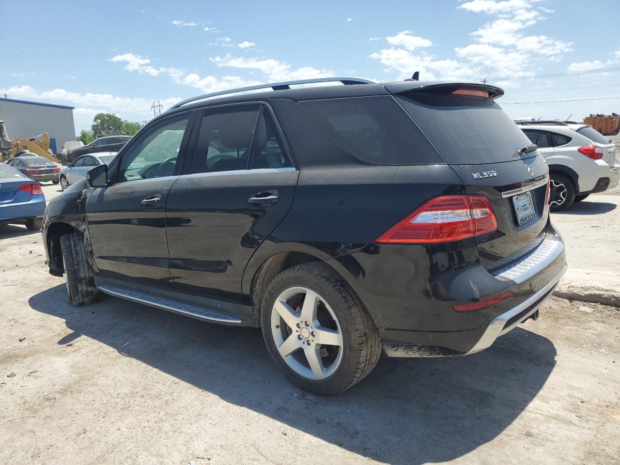 2014 Mercedes-Benz Ml 350 4Matic black null gas 4JGDA5HB4EA374318 photo #3