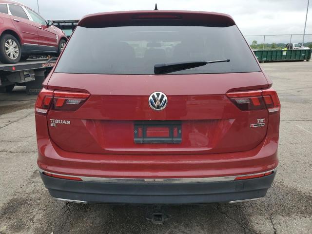  VOLKSWAGEN TIGUAN 2018 Czerwony