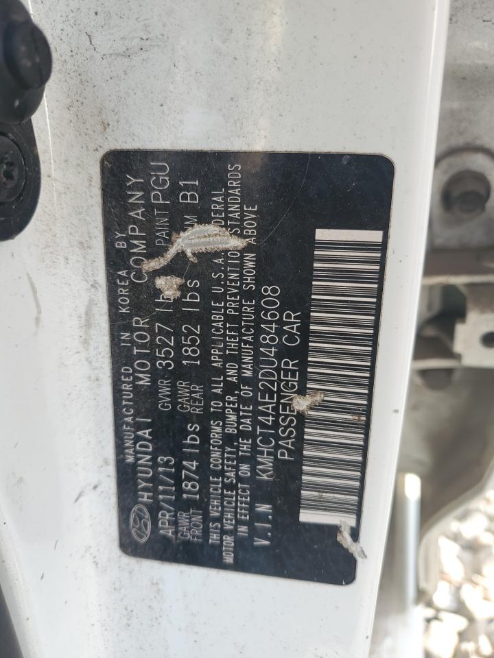 2013 Hyundai Accent Gls VIN: KMHCT4AE2DU484608 Lot: 56381615