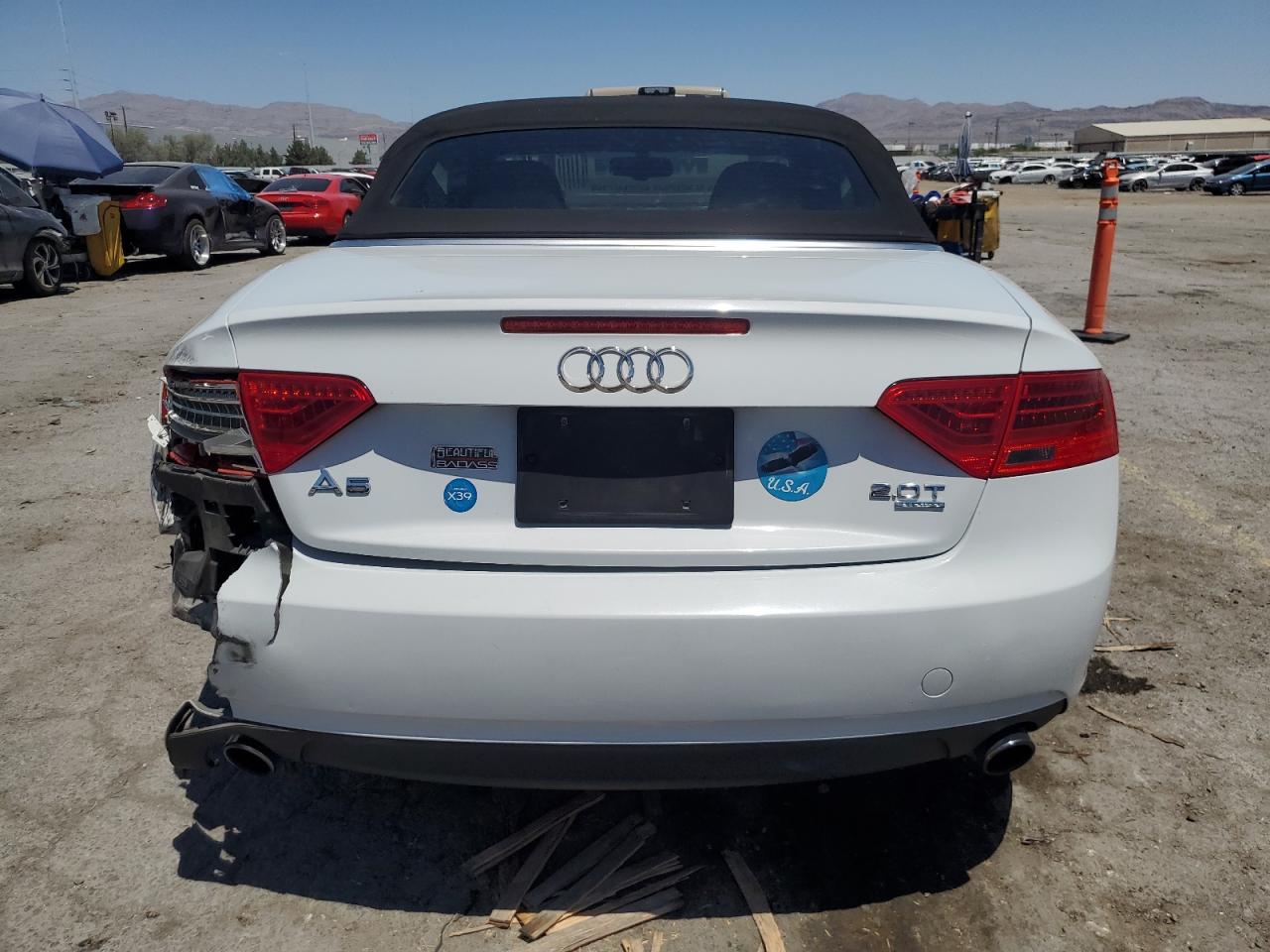 2013 Audi A5 Premium Plus VIN: WAULFAFHXDN014640 Lot: 58600915