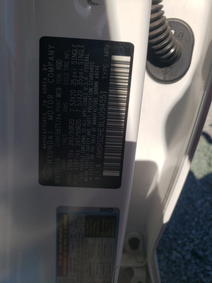 2020 Hyundai Palisade Limited VIN: KM8R5DHE9LU094551 Lot: 57999415