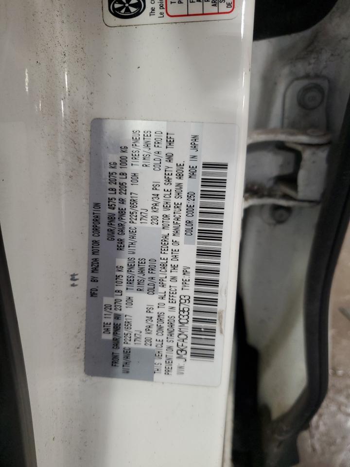 2021 Mazda Cx-5 Touring VIN: JM3KFACM1M0335793 Lot: 58730715