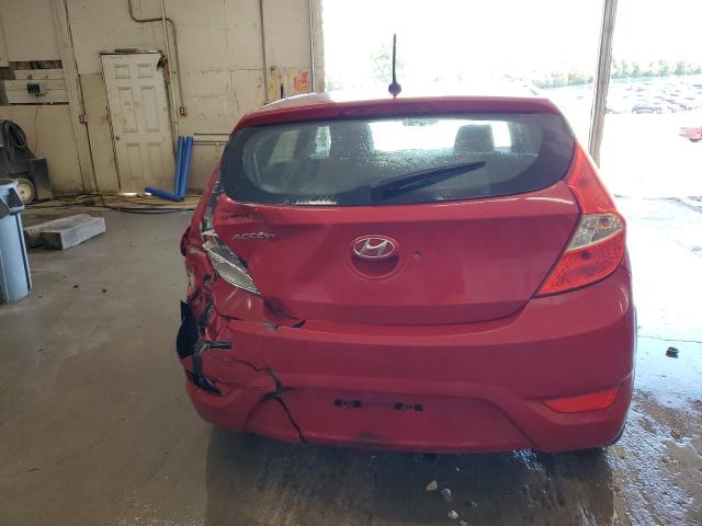  HYUNDAI ACCENT 2012 Czerwony