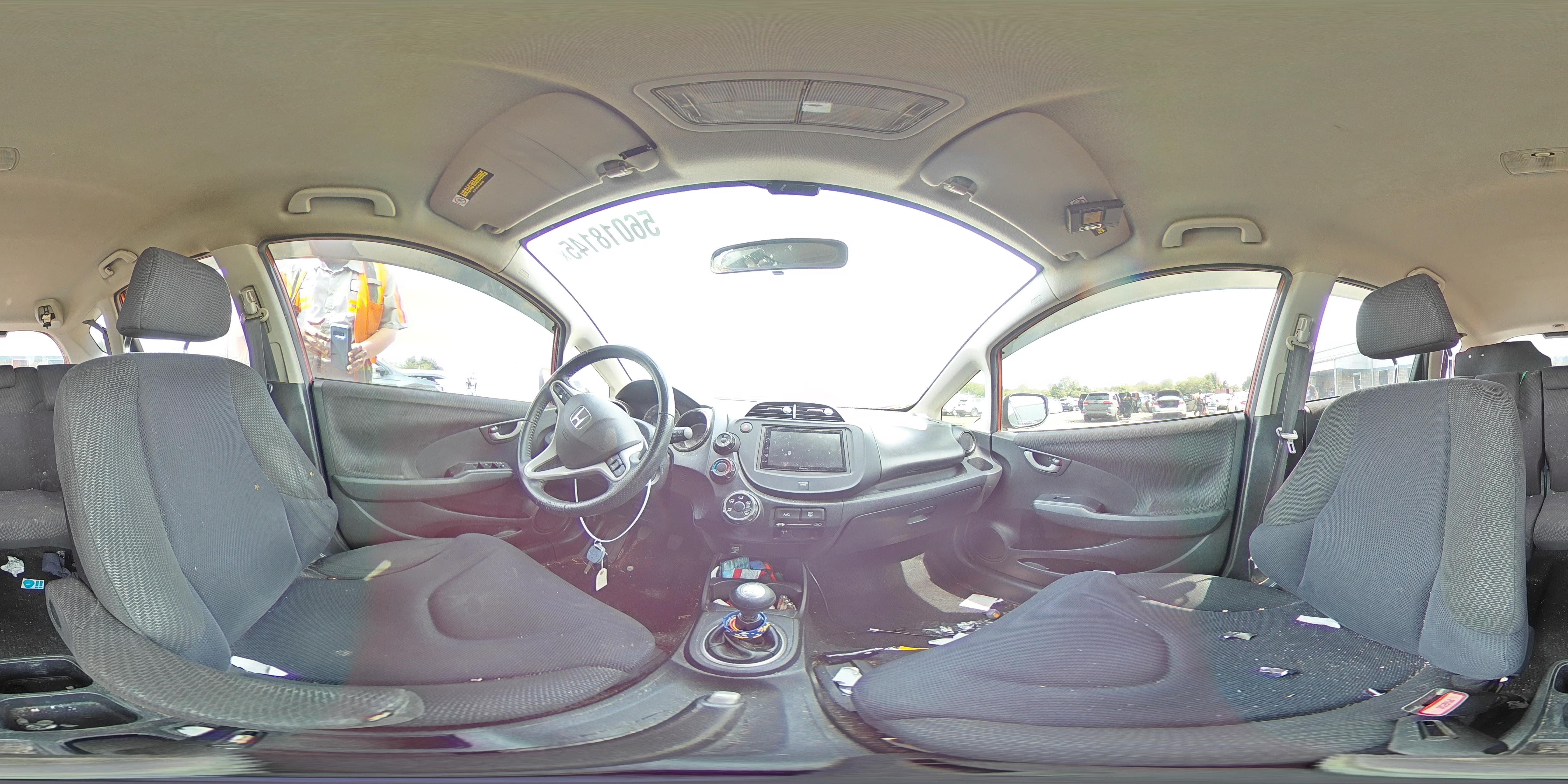 2012 Honda Fit Sport VIN: JHMGE8G58CC031384 Lot: 56018145