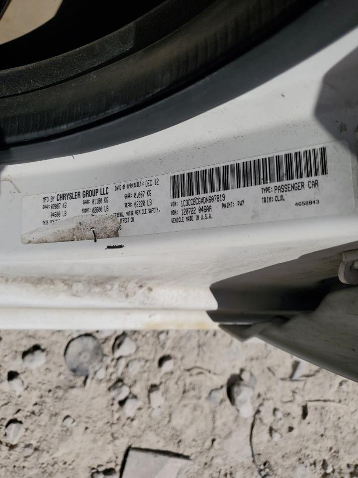 2013 Chrysler 200 Limited VIN: 1C3CCBCGXDN607819 Lot: 56354205