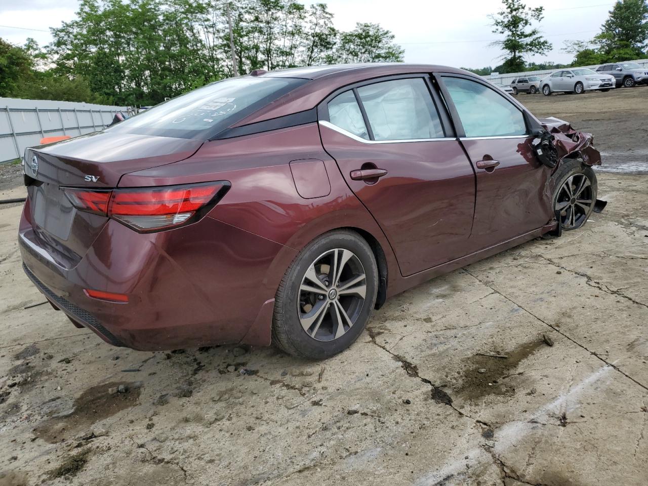 2020 Nissan Sentra Sv brown null gas 3N1AB8CV9LY222392 photo #4