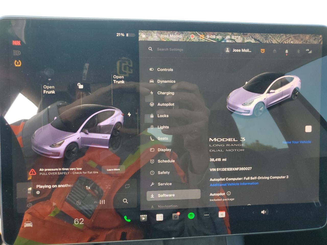 2022 Tesla Model 3 VIN: 5YJ3E1EBXNF360027 Lot: 56531305