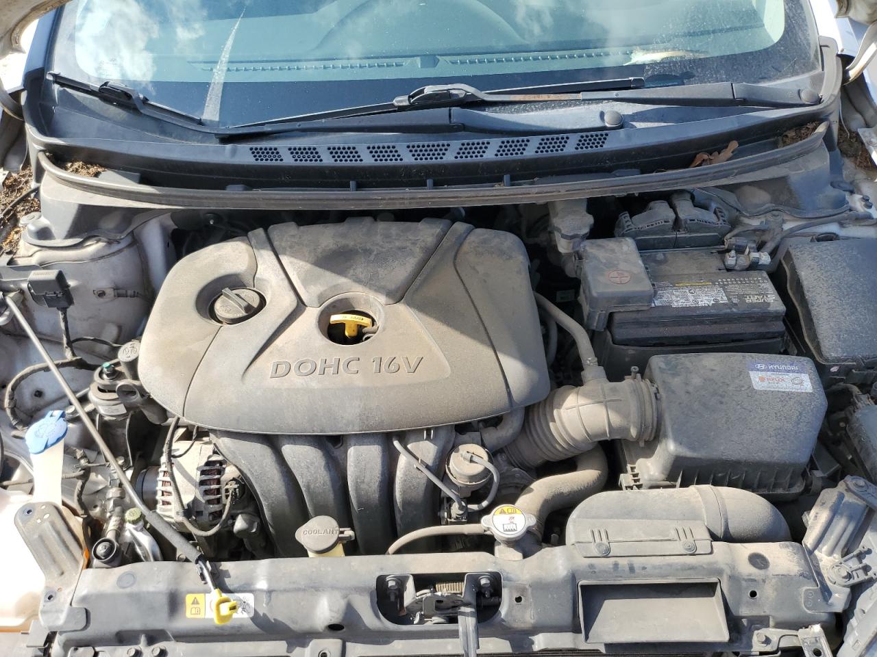 2012 Hyundai Elantra Gls VIN: KMHDH4AE1CU385556 Lot: 58581995