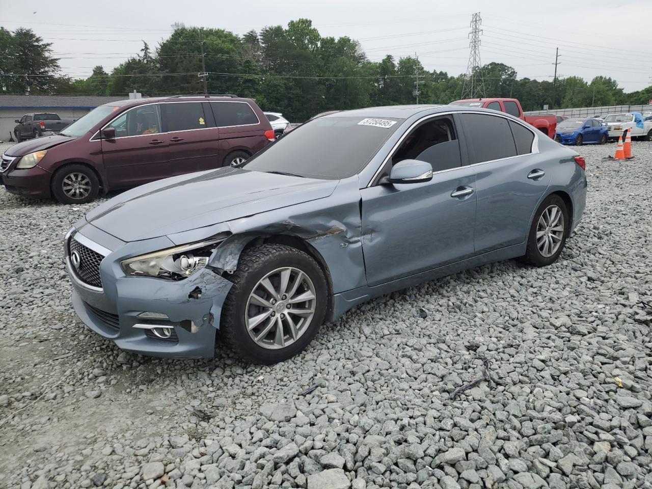 2014 Infiniti Q50 Base იყიდება Mebane-ში, NC - Front End